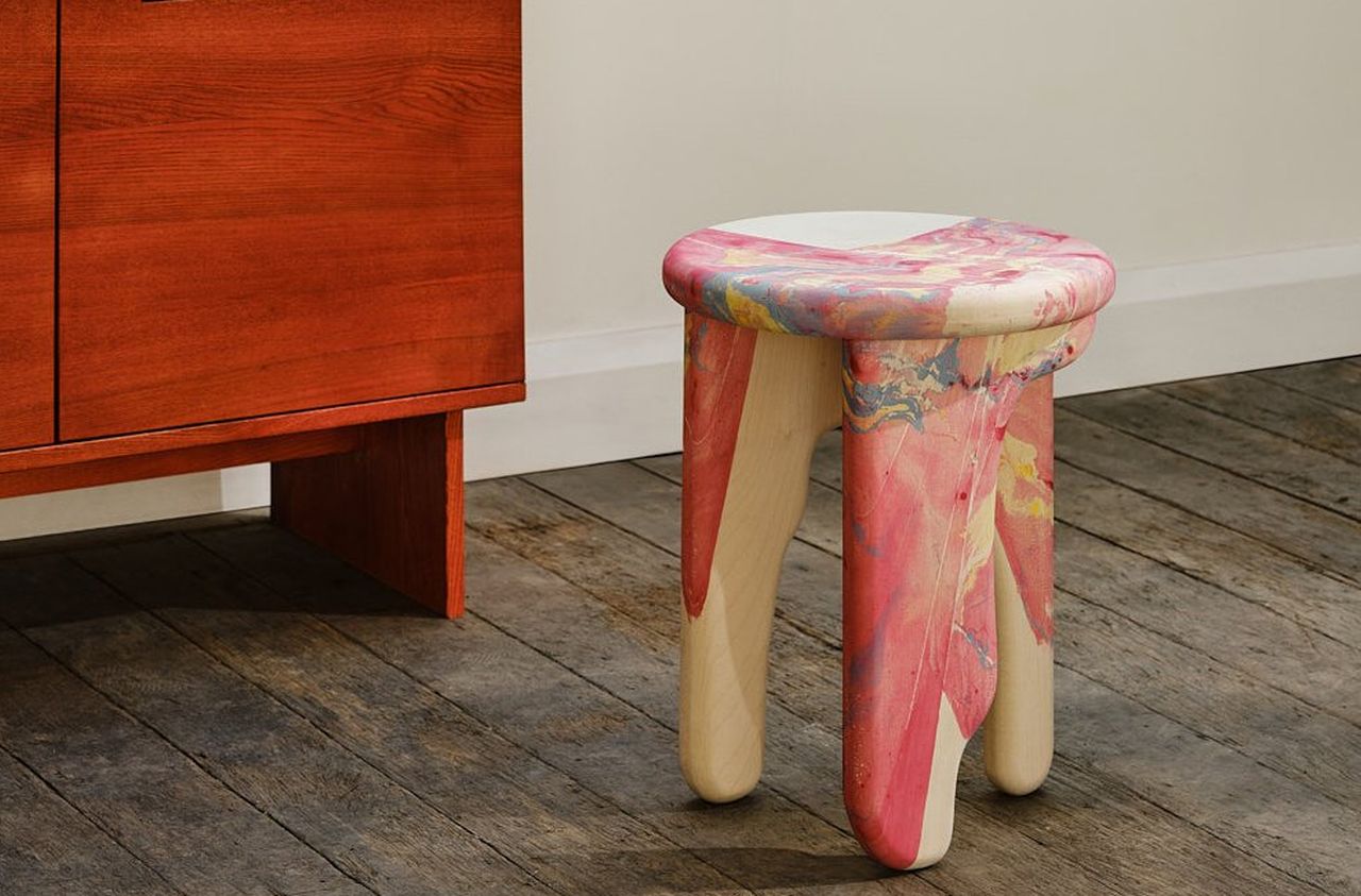 Tides Collection of Marbled Sycamore Tables