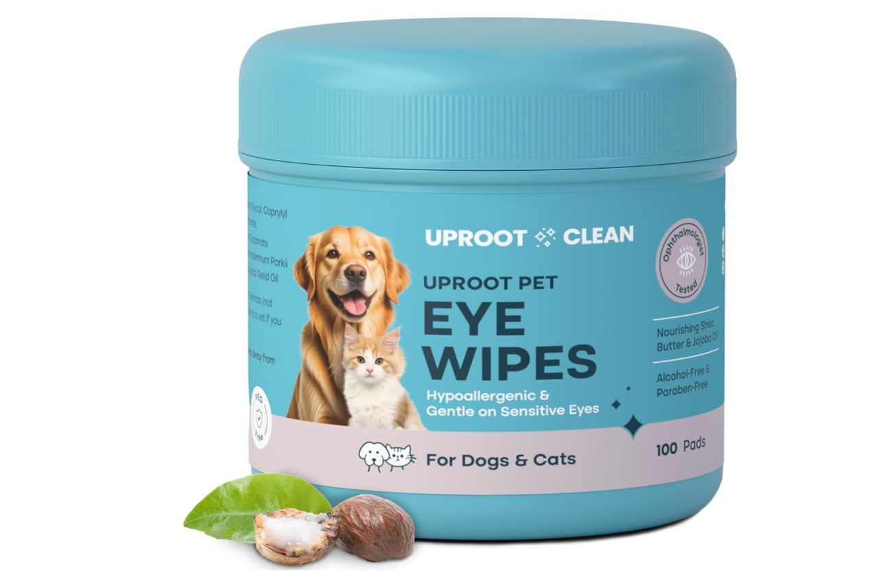 Uproot Clean Pet Grooming Eye Wipes