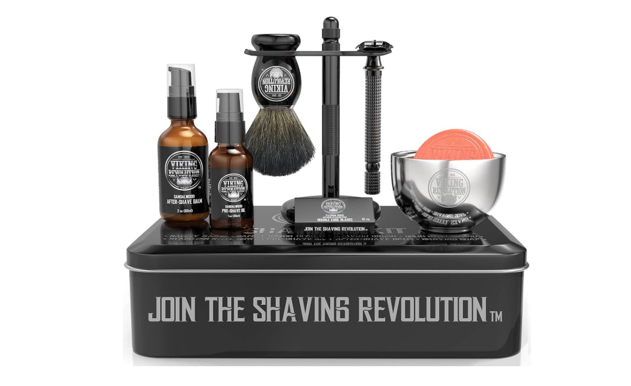 Viking Revolution Luxury Safety Razor Shaving Kit