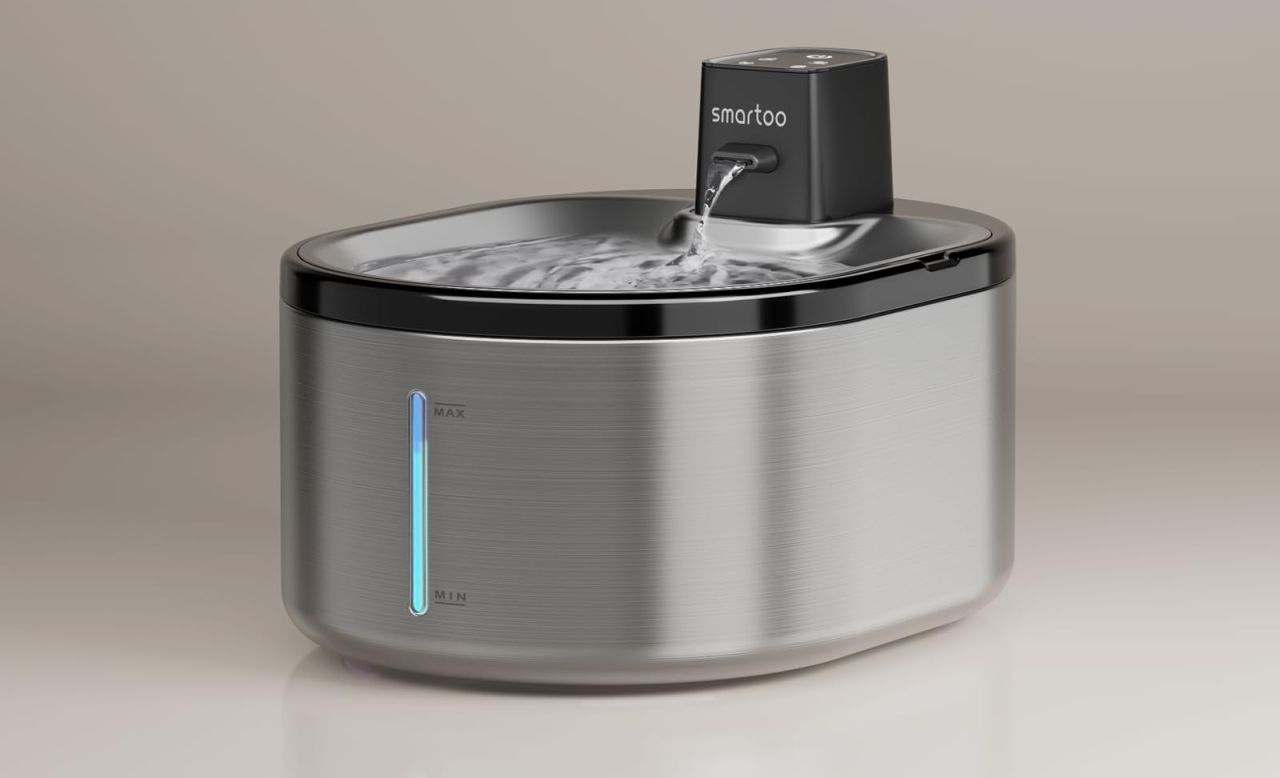 Wireless Cat Water Fountain Stainless Steel