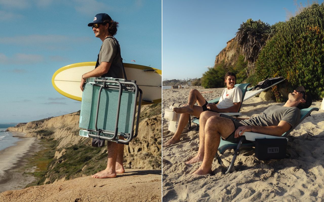 Yeti Hondo Beach Chair With Four Reclining Positions