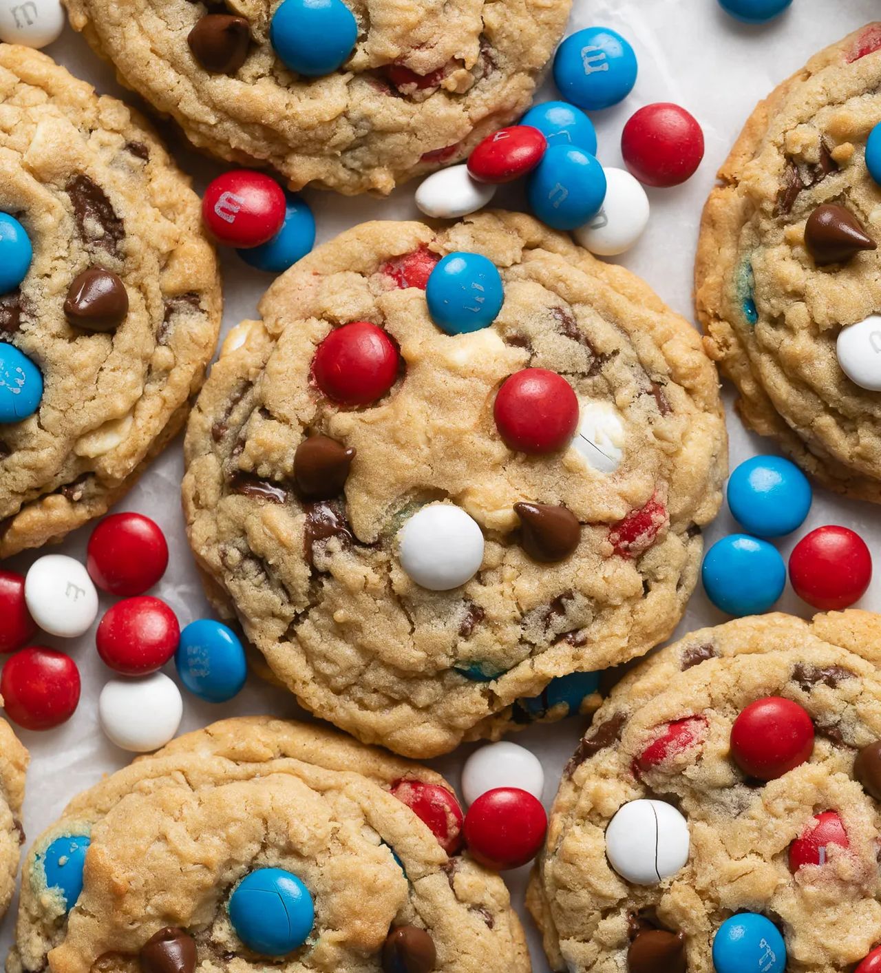 4th of July Monster Cookies