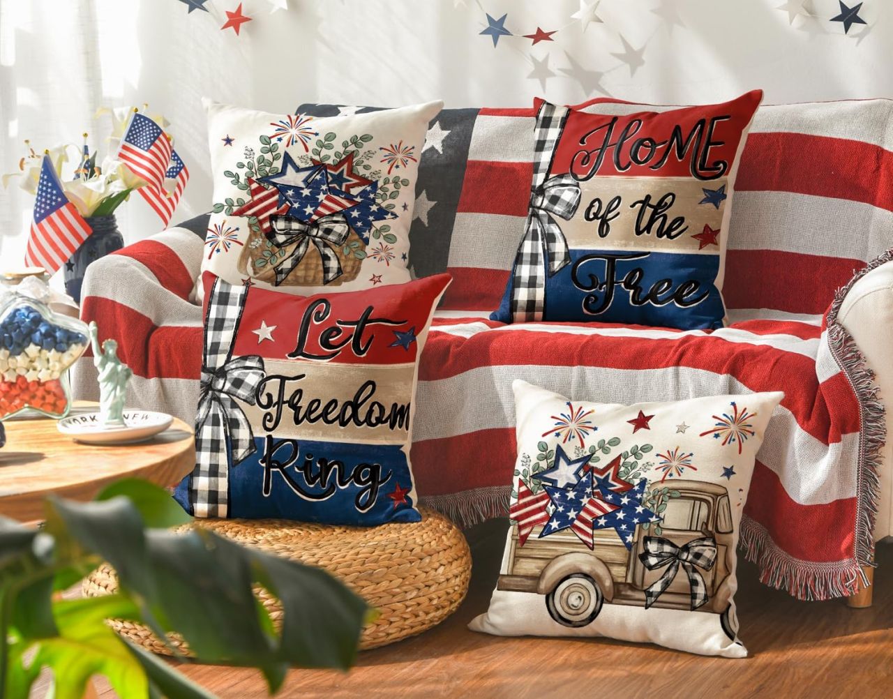 AVOIN Throw Pillow Covers