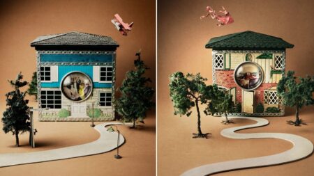 BGN–11 1930s tin dollhouse with OD–11 speaker