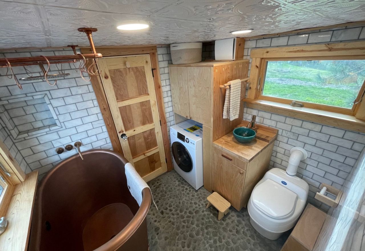 Bathroom of 35ft Tiny House- 1