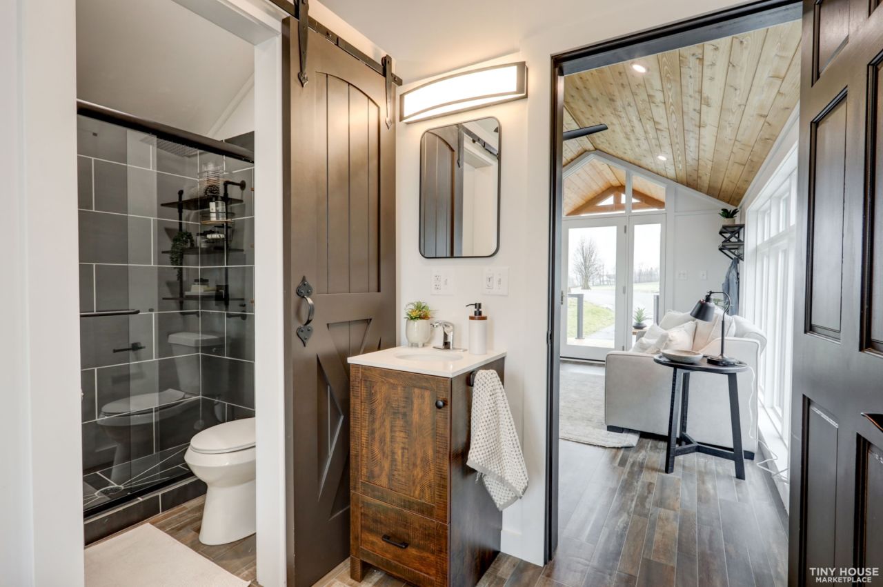 Bathroom of $99k Tiny House