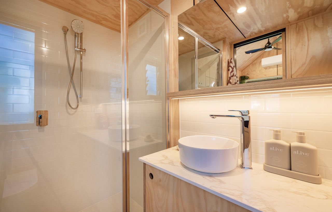 Bathroom of Five Four Tiny House