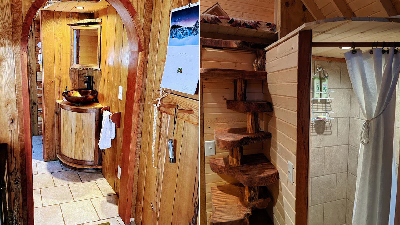 Bathroom of Tiny House of Paul