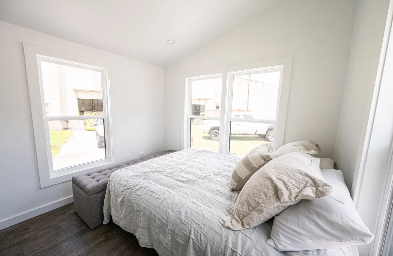 Bedroom of Rowan Tiny House - 2