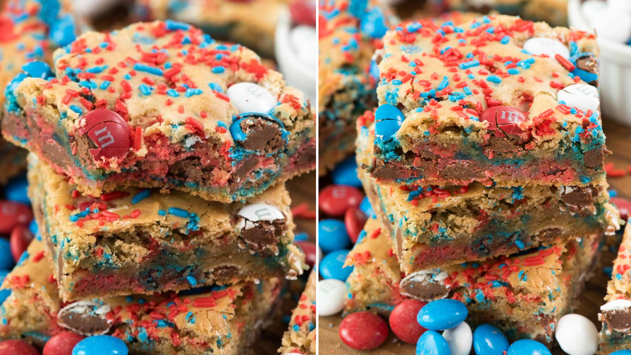 Fireworks Blondies