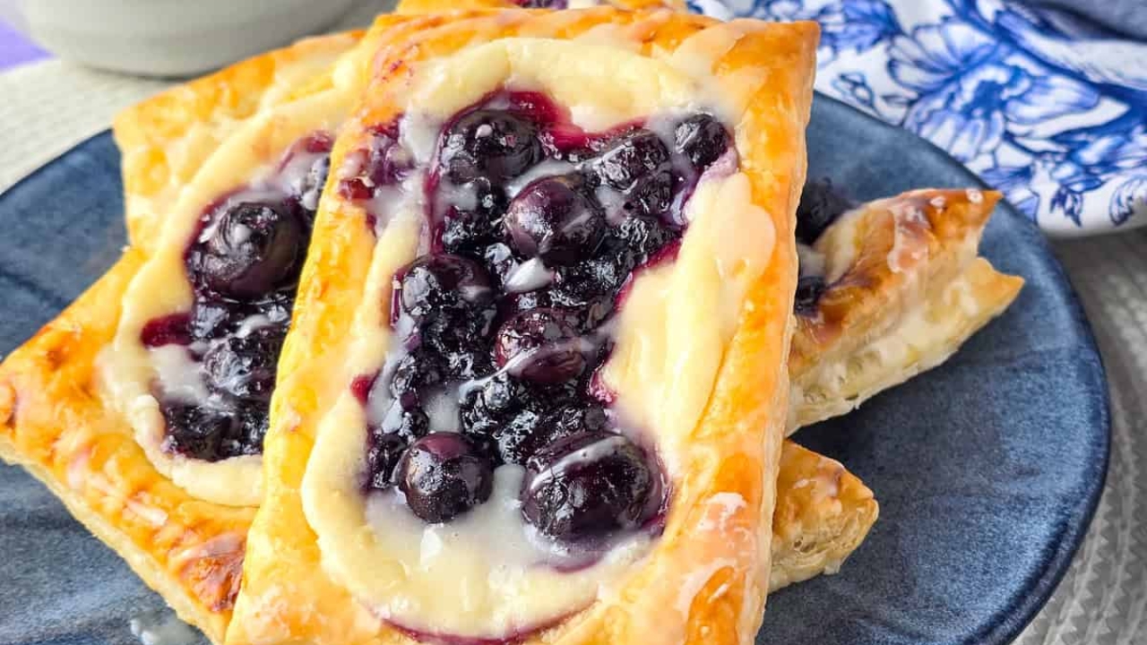 Blueberry Cream Cheese Danish