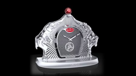 Bugatti Calandre Table Clock
