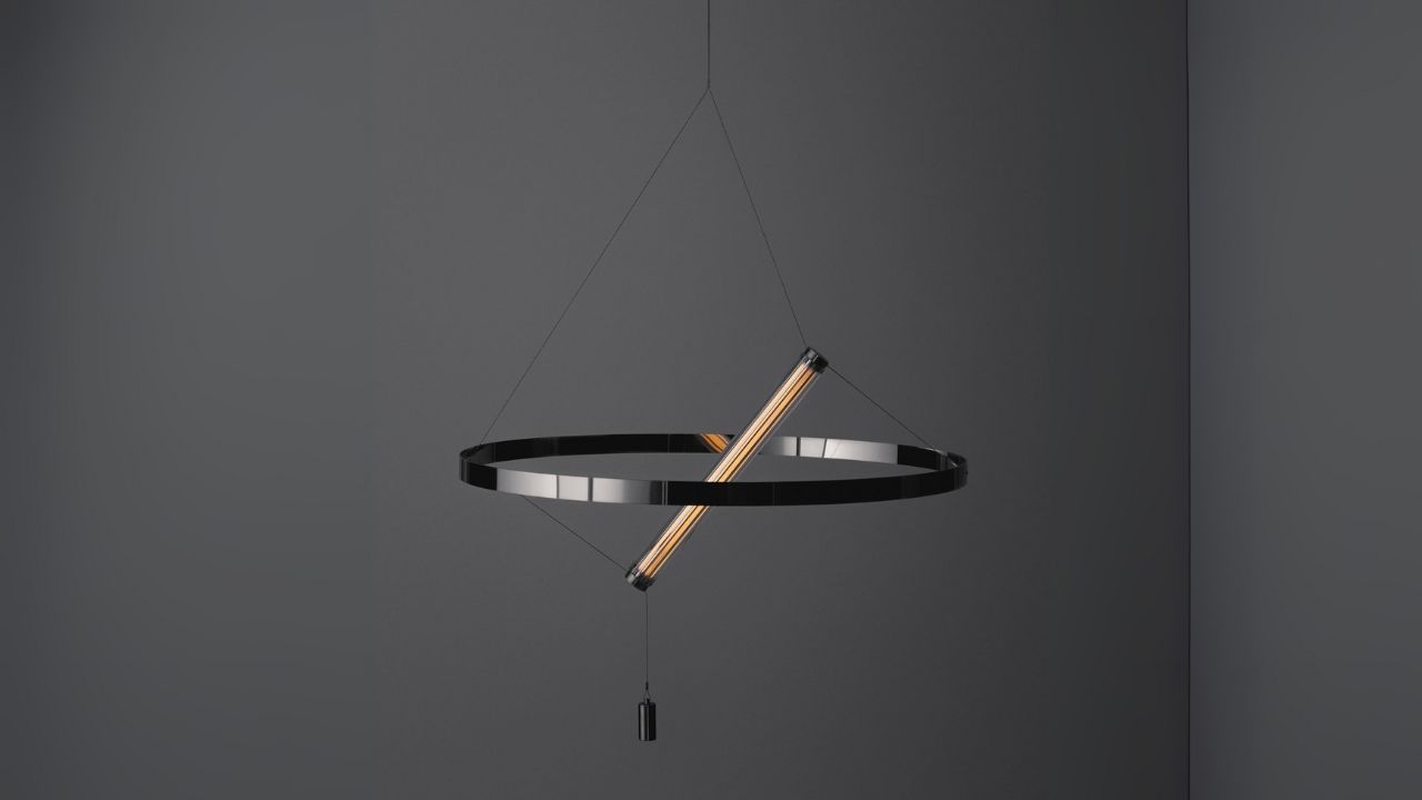 Circuit―Sequence ceiling lamp inspired by light bulb Chialing Chang and Zap projects