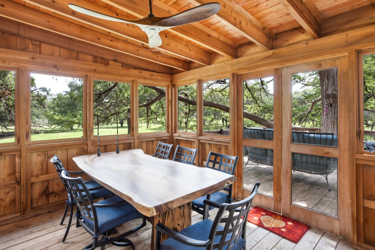 Cypress Mansion Biggest Built Yet by Nelson Treehouse in Texas Hill Country