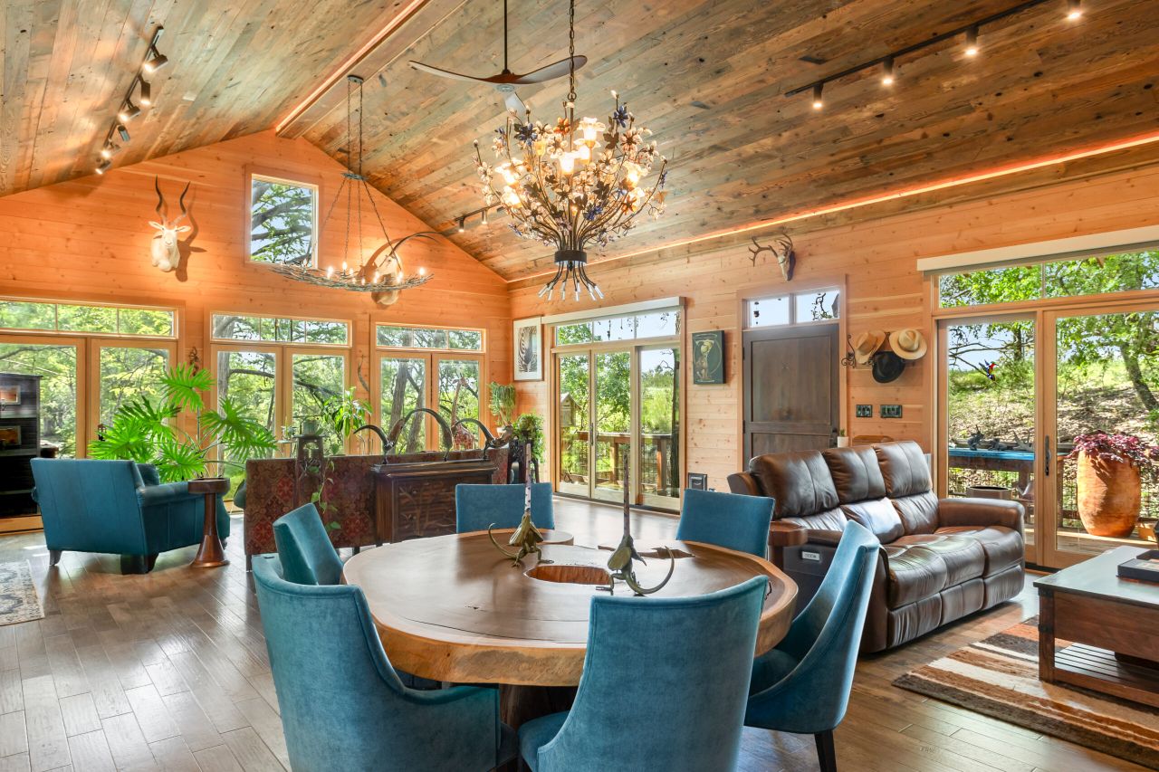 Cypress Mansion Biggest Built Yet by Nelson Treehouse in Texas Hill Country