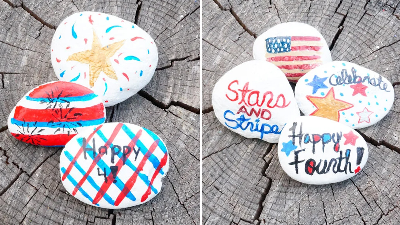 Patriotic Pebbles