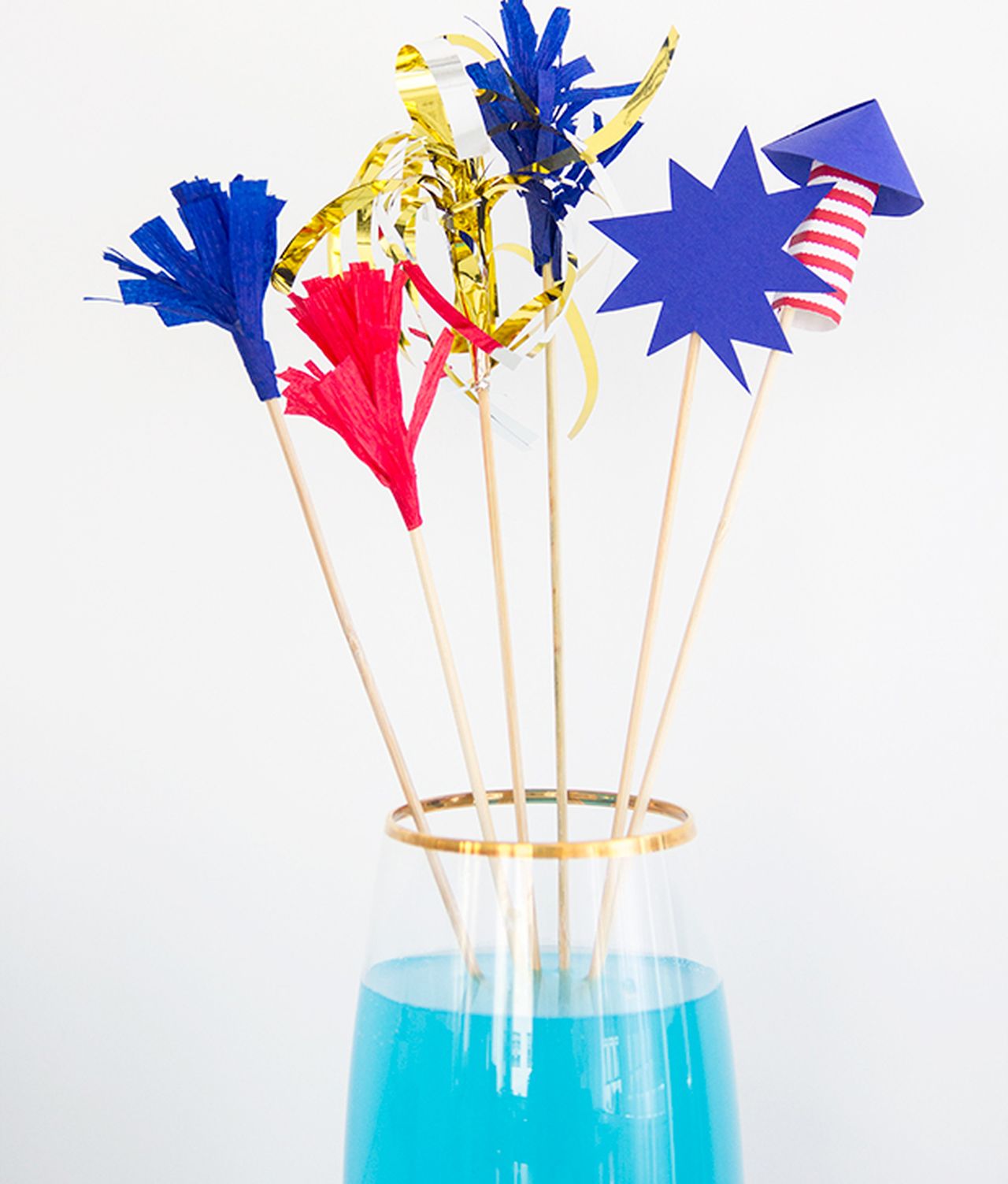 DIY Firework Drink Stirrer