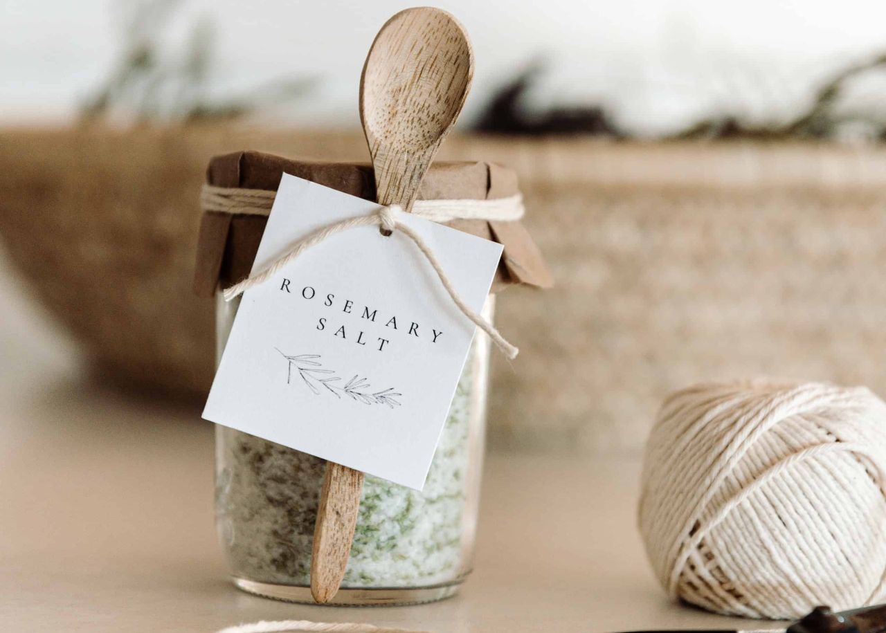 DIY Food gifts for Father's Day - Rosemary Salt