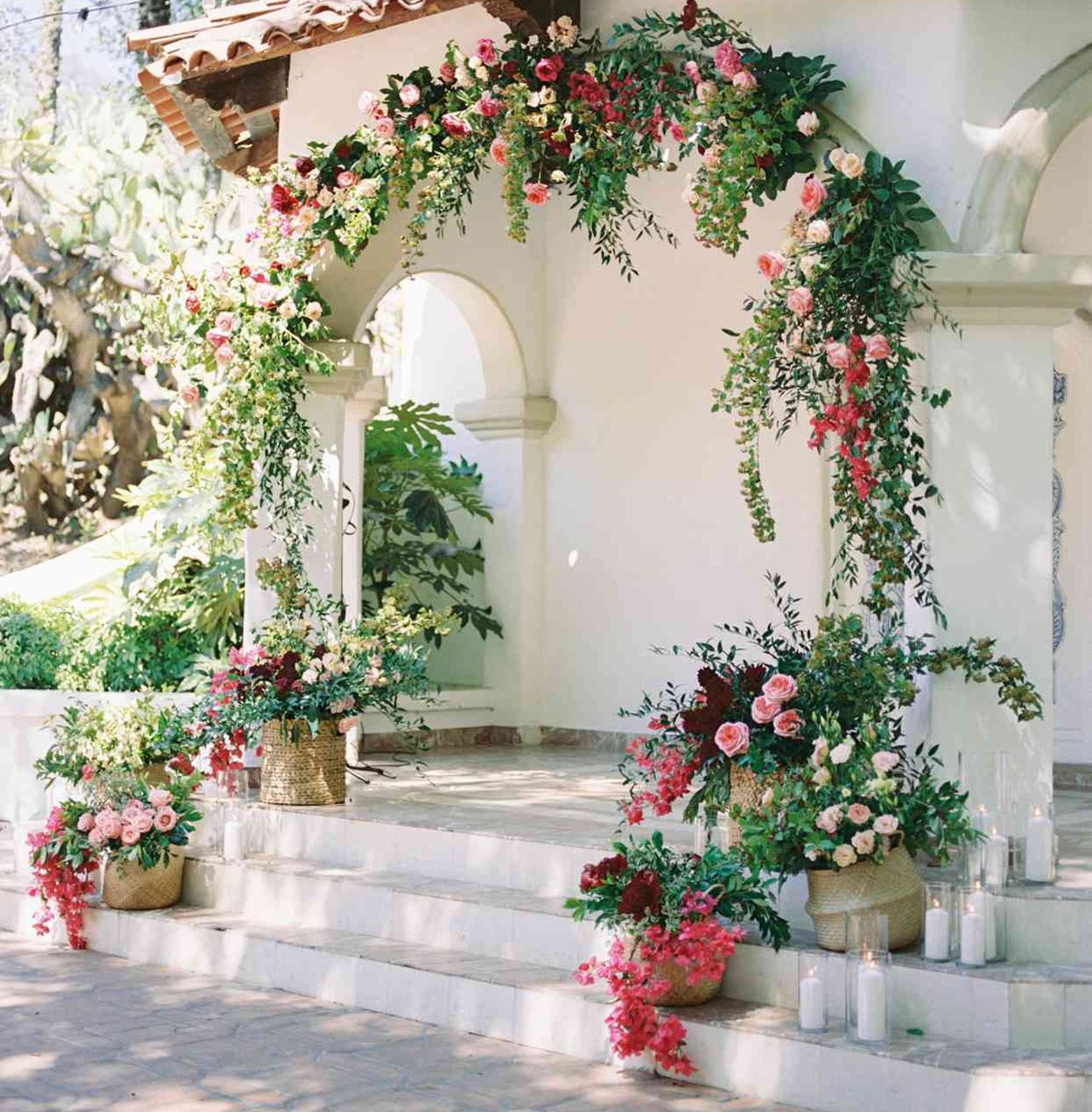 DIY Home Wedding Decor Ideas - entrance arch
