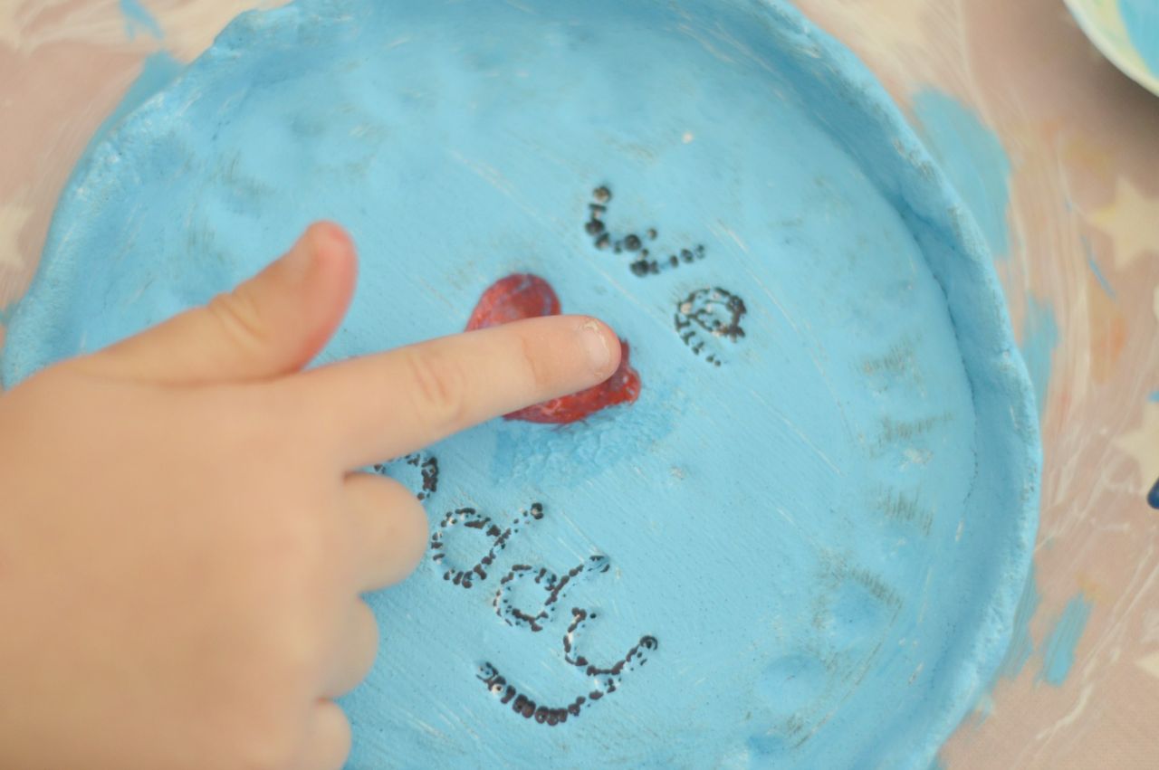 Easy fingerprint dish