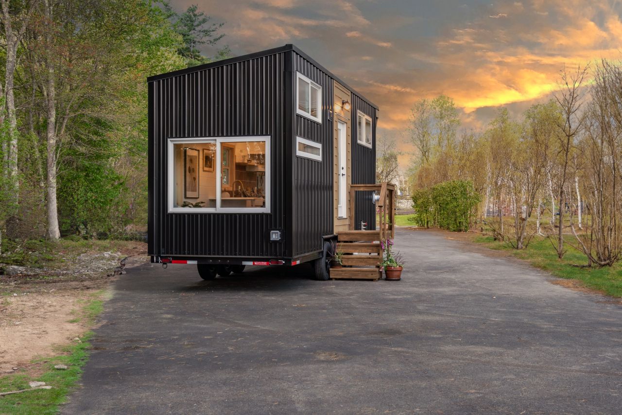 Exterior of Honey Bee Tiny House