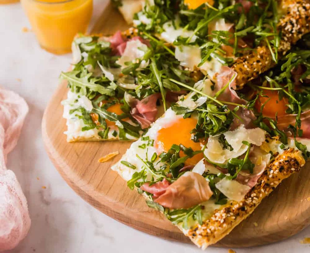 Father’s Day Breakfast Ideas - Baked Prosciutto and Egg Breakfast Tart