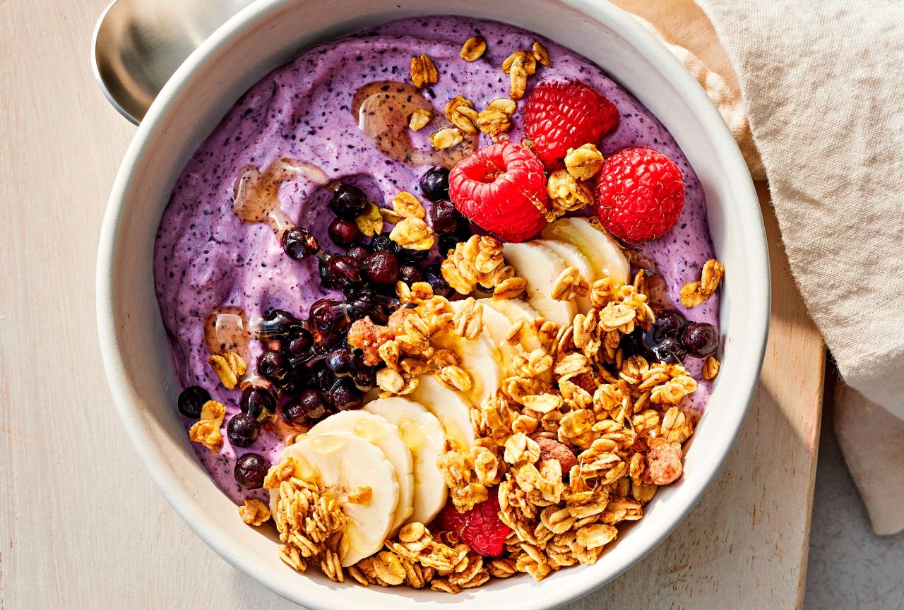 Father’s Day Breakfast Ideas - Cottage Cheese Berry Bowl