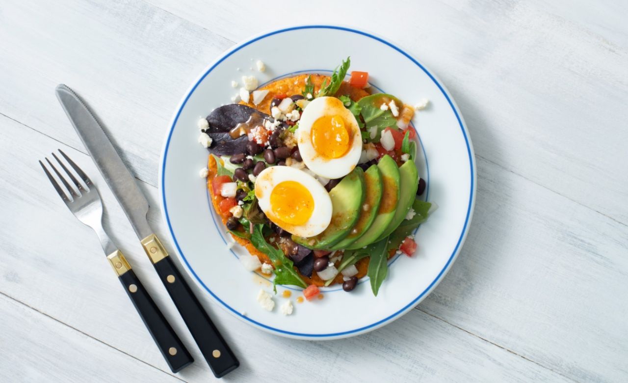 Father’s Day Breakfast Ideas - Huevos Rancheros Salad
