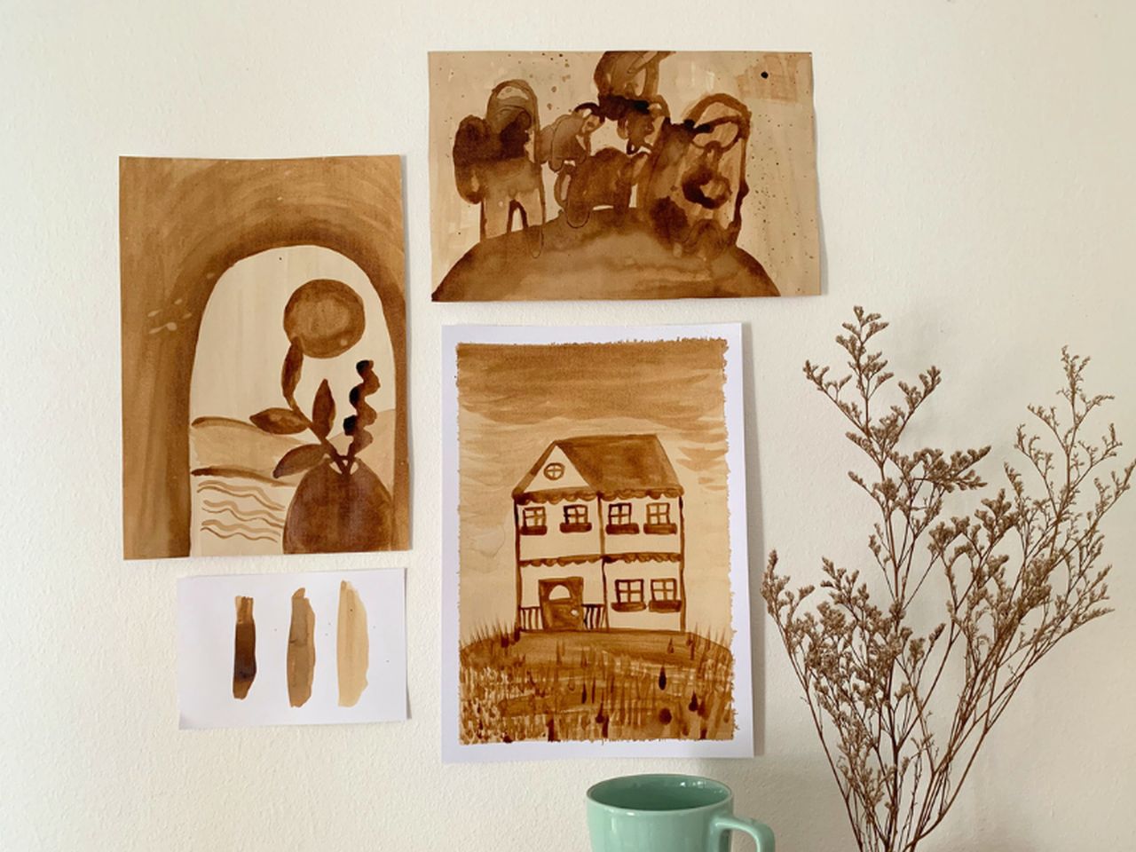 Father’s Day Coffee Art for Kids