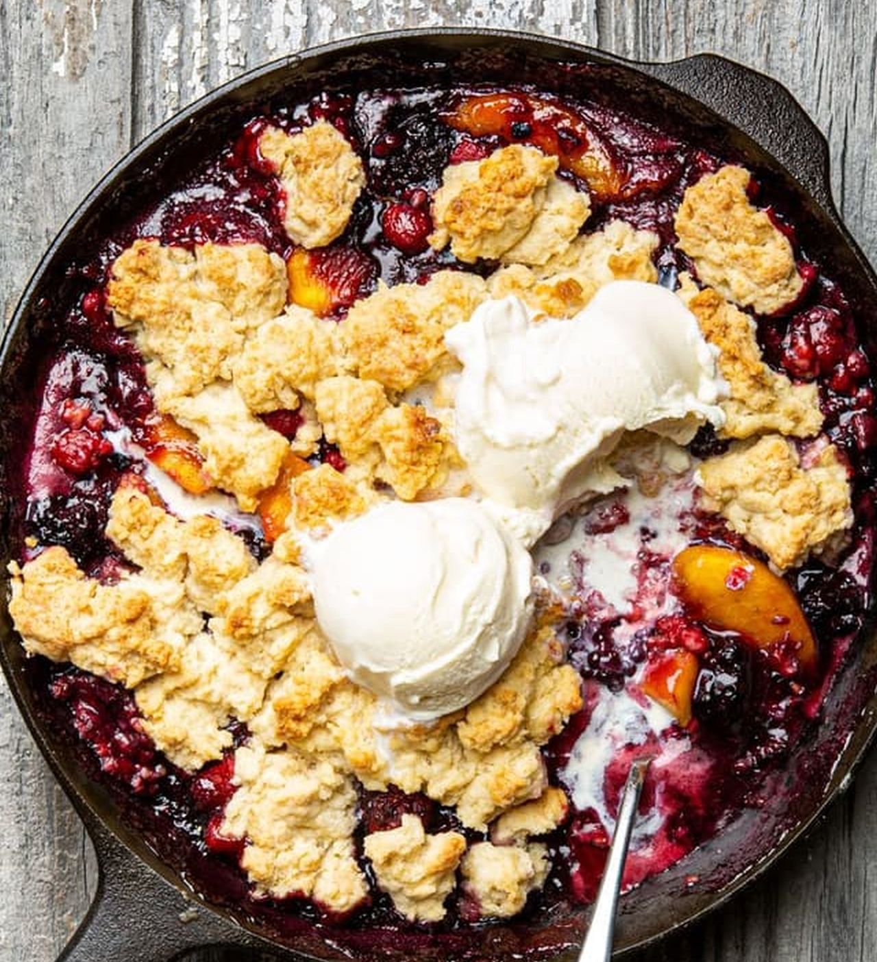 Father's Day Dessert Ideas- Campfire Cobbler