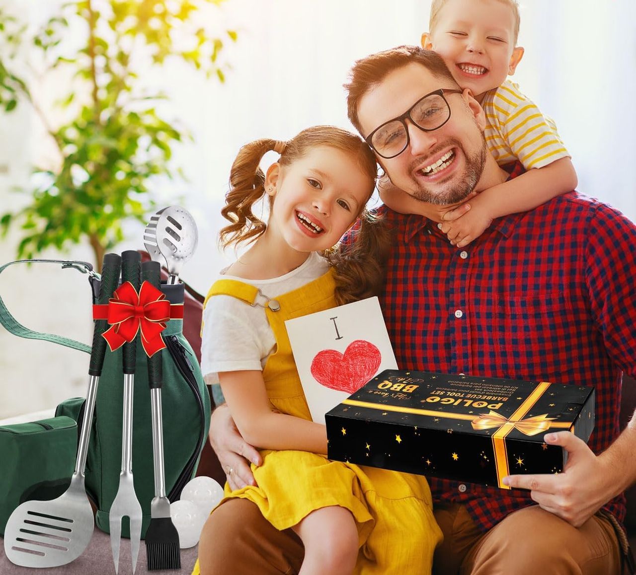Father’s Day Gifts for Chef Dad - Golf Club-Style BBQ Tool Set
