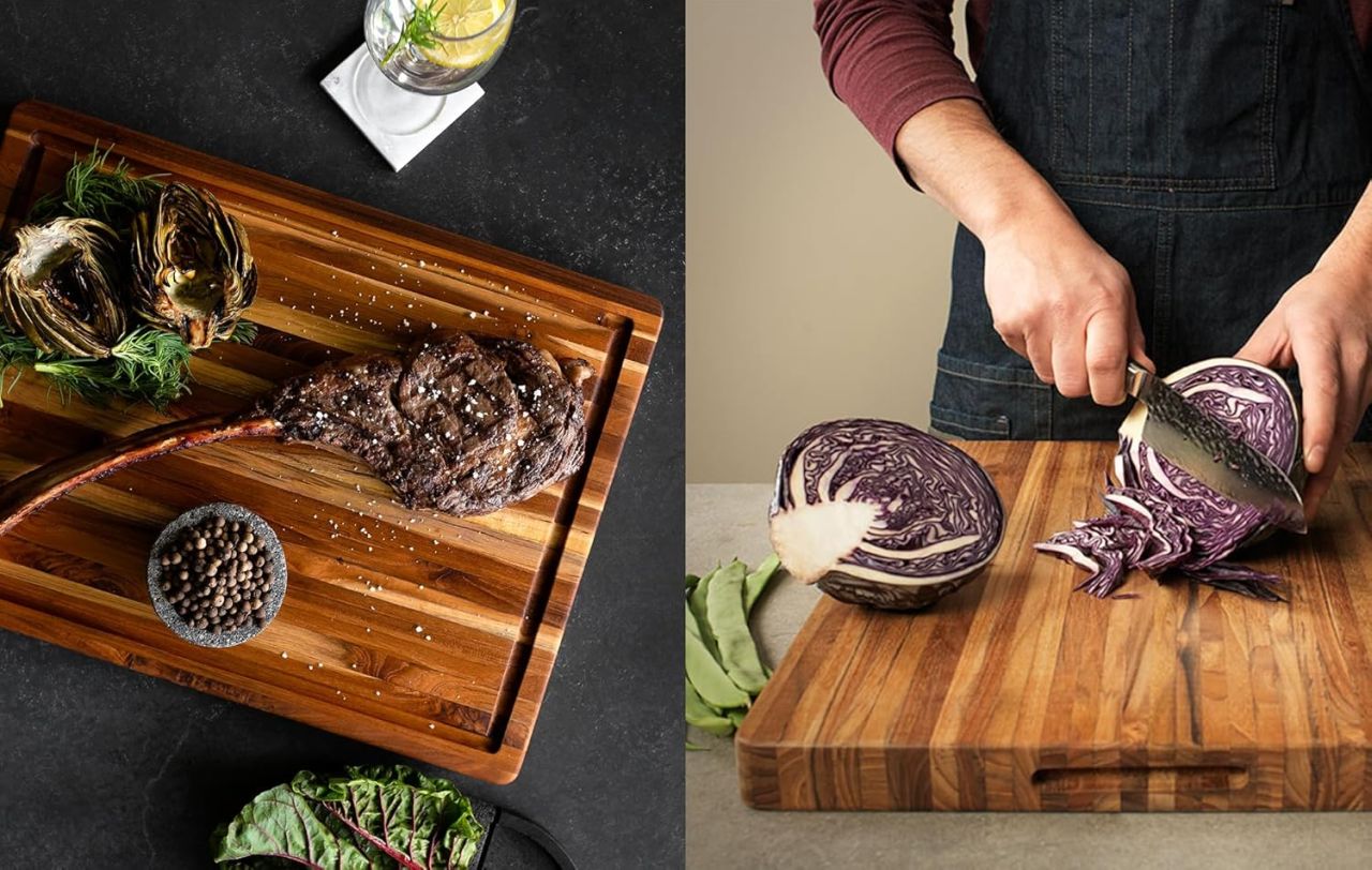 Father’s Day Gifts for Chef Dad - Teakhaus Cutting Board