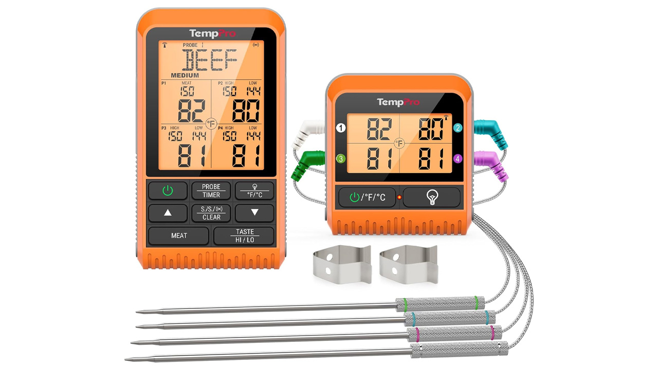 Father's Day Grill Gifts - TempPro TP829 Wireless Meat Thermometer