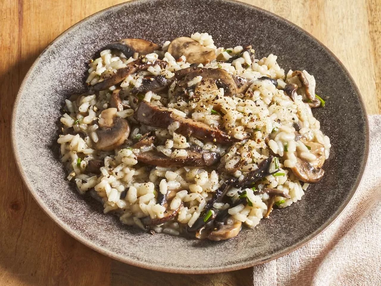Father's Day Lunch Ideas- Gourmet Mushroom Risotto