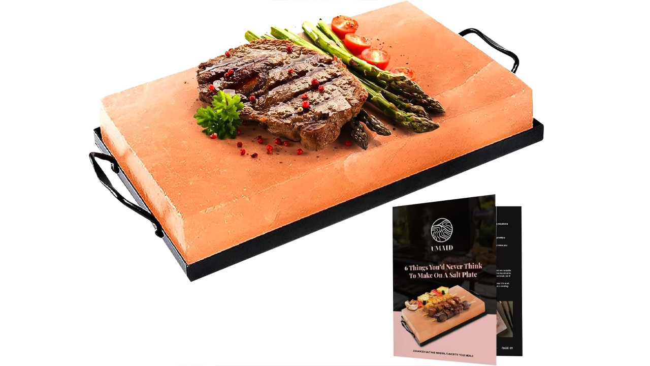 Father's Day gifts for chef dad - Himalayan Salt Block Cooking Plate