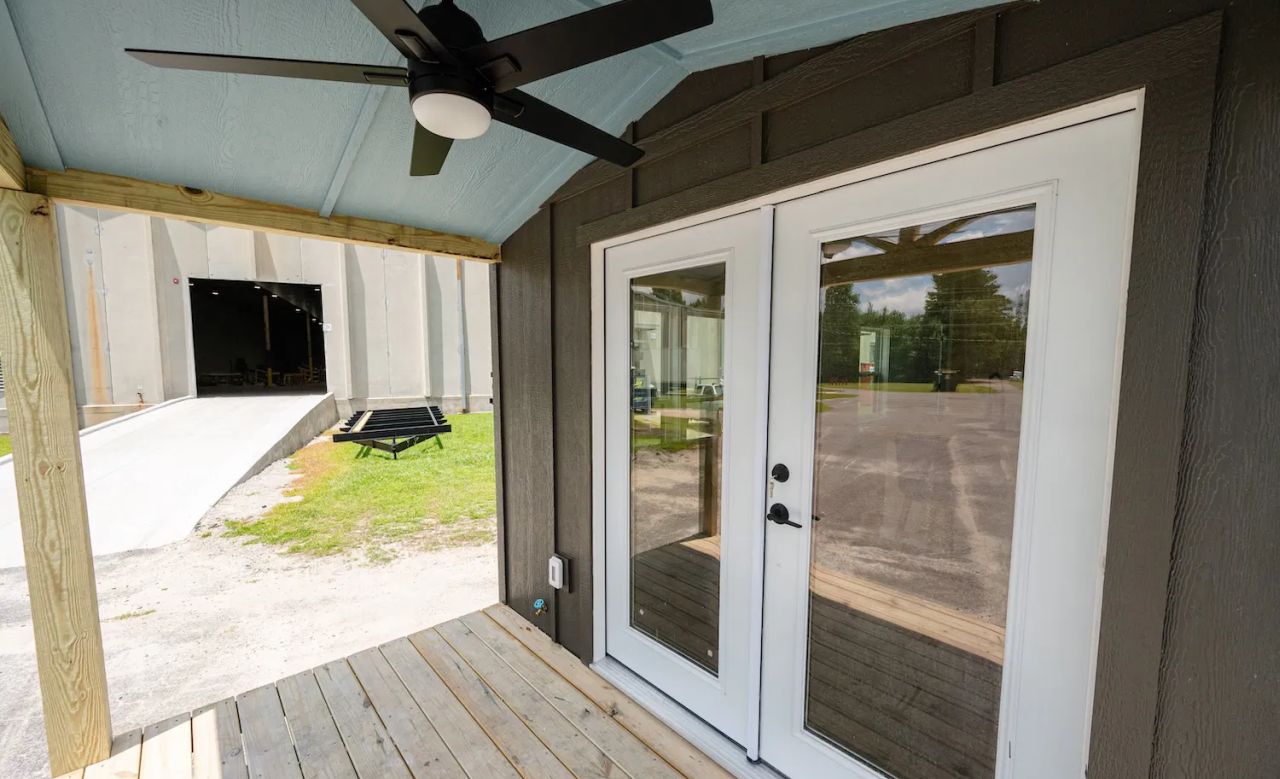 Front Porch of Rowan Tiny House