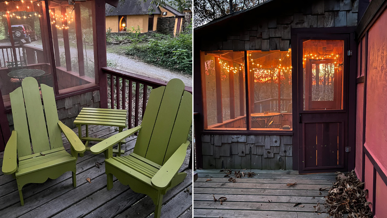 Front Porch of Tiny House of Paul