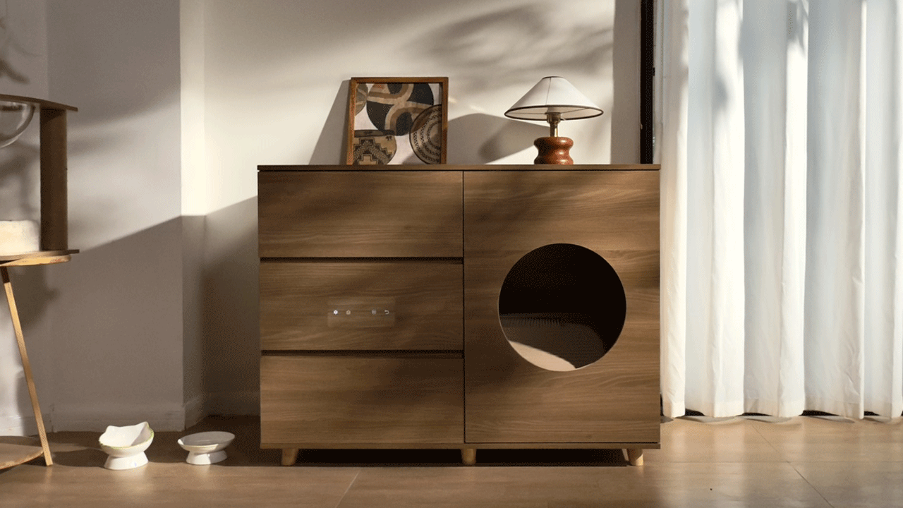 FuriHome Smart Cat Litter Cabinet