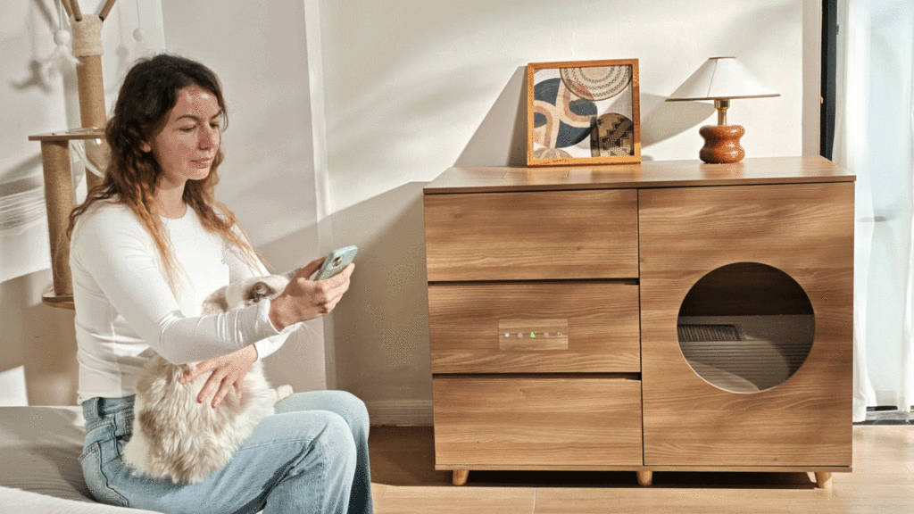 FuriHome Smart Cat Litter Cabinet