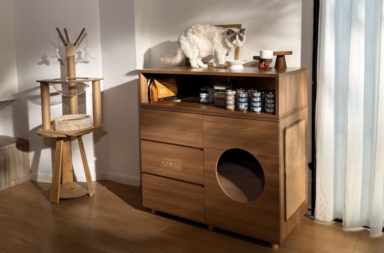 FuriHome Smart Cat Litter Cabinet