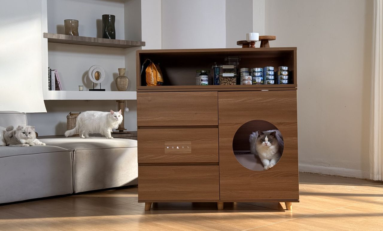 FuriHome Smart Cat Litter Cabinet