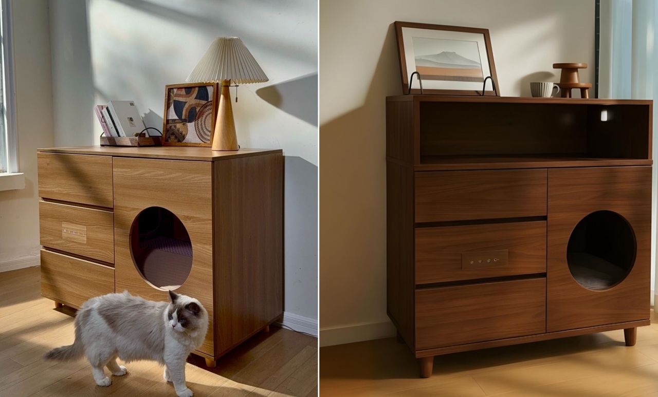 FuriHome Smart Cat Litter Cabinet