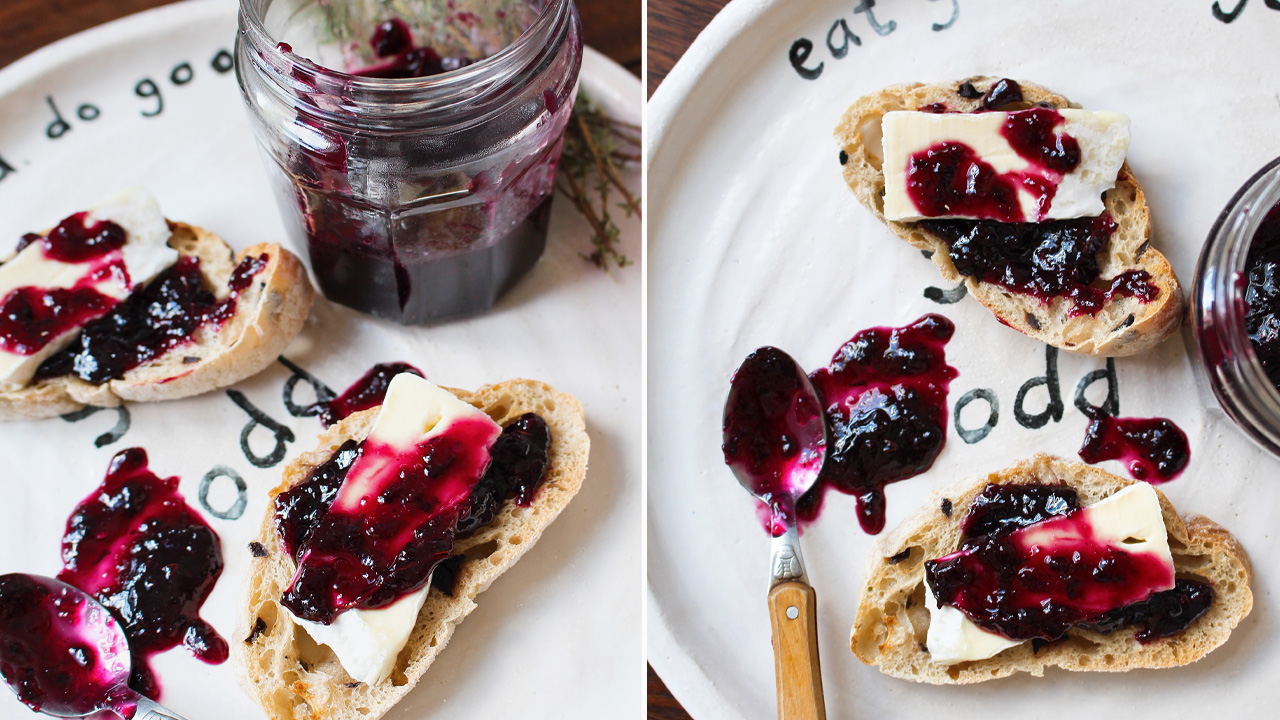 Grape and Thyme Jam