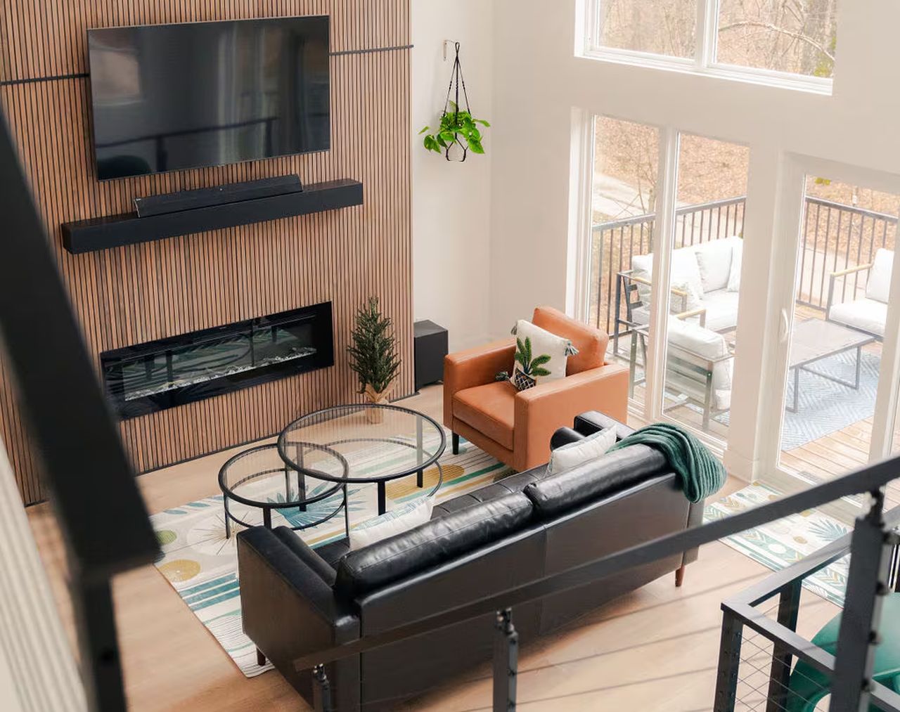 Greenhouse Cabin in Ohio - main living area