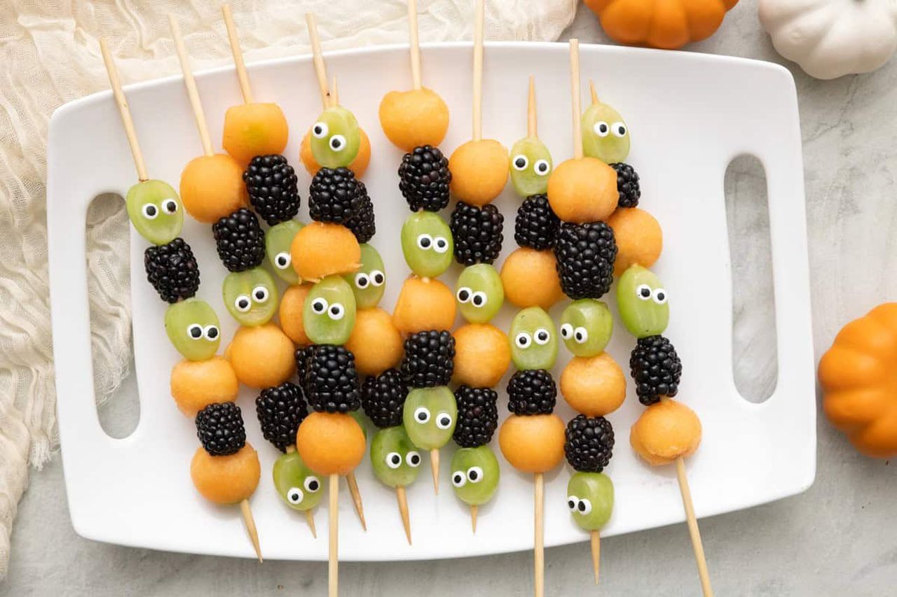 Halloween Fruit Kabobs