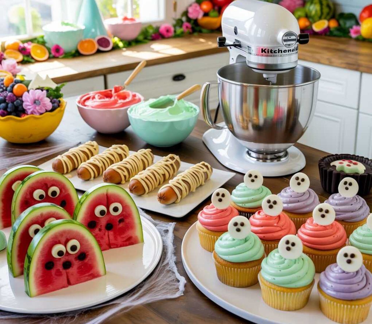 Haunted Summer Dessert Table