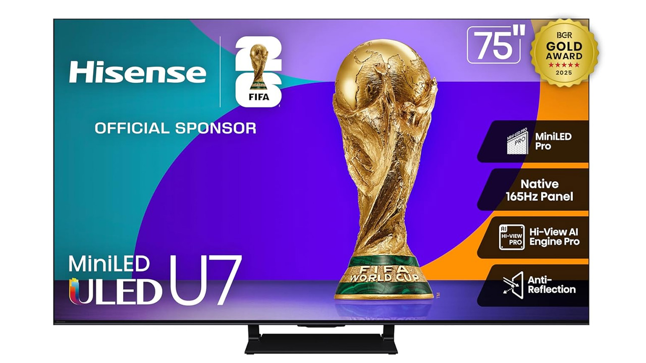 Hisense U7 Mini LED TV at amazon prime day deals 2025 