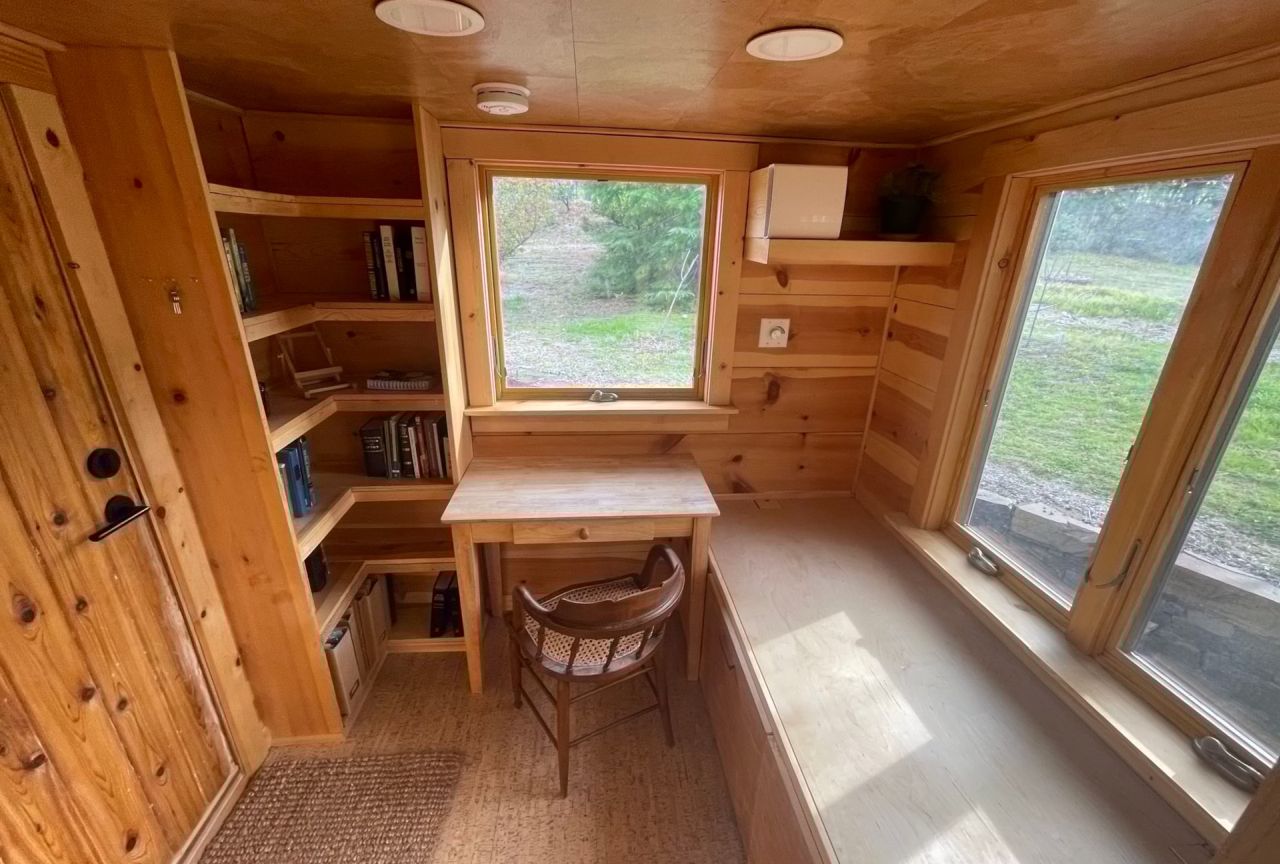 Home Office of 35ft Tiny House