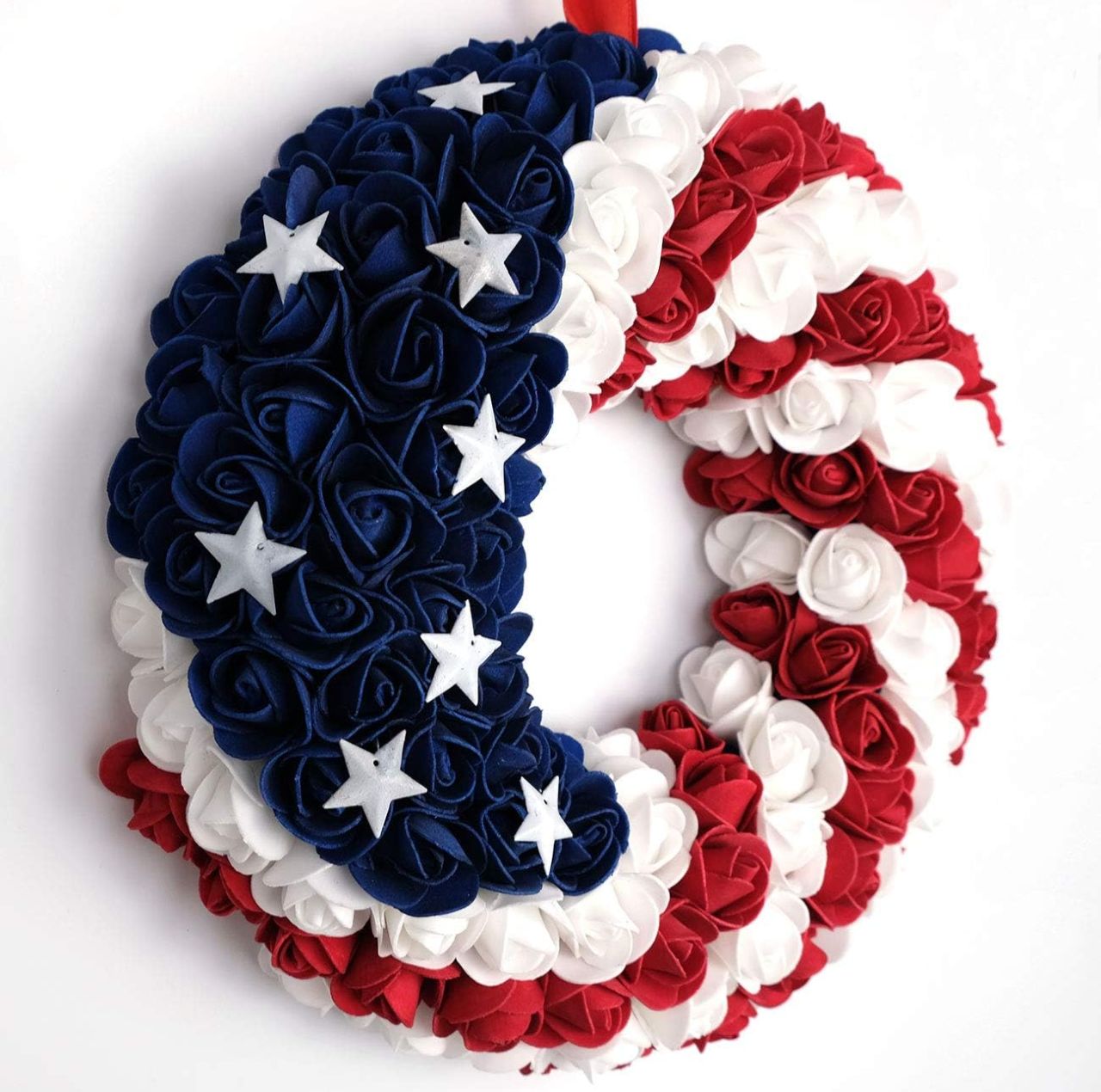 Idyllic Patriotic Americana Wreath