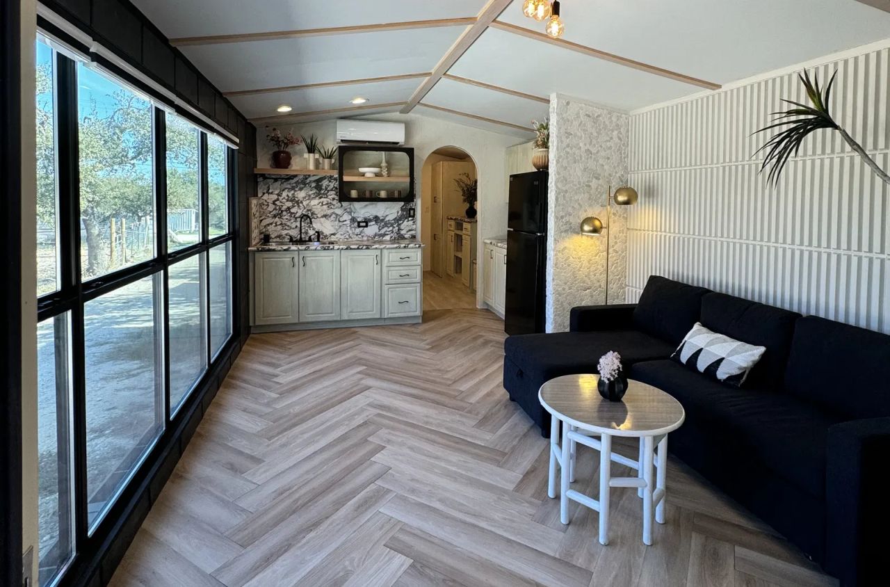 Interior of Casita Tiny House